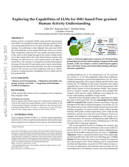 Exploring the Capabilities of LLMs for IMU-based Fine-grained Human Activity Understanding