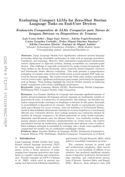 Evaluating Compact LLMs for Zero-Shot Iberian Language Tasks on End-User Devices