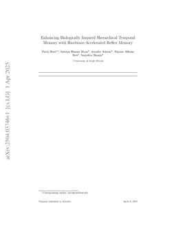 Enhancing Biologically Inspired Hierarchical Temporal Memory with Hardware-Accelerated Reflex Memory