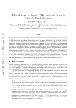 RF-BayesPhysNet: A Bayesian rPPG Uncertainty Estimation Method for Complex Scenarios