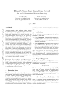 TGraphX: Tensor-Aware Graph Neural Network for Multi-Dimensional Feature Learning