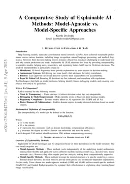 A Comparative Study of Explainable AI Methods: Model-Agnostic vs. Model-Specific Approaches