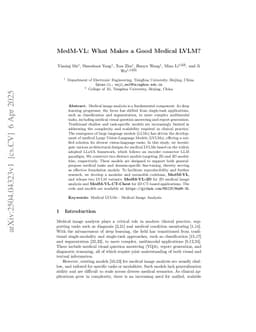 MedM-VL: What Makes a Good Medical LVLM?