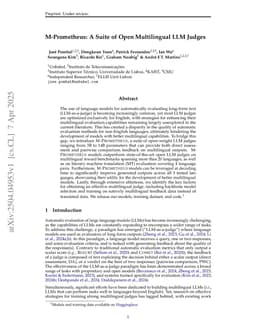 M-Prometheus: A Suite of Open Multilingual LLM Judges