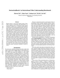 InstructionBench: An Instructional Video Understanding Benchmark