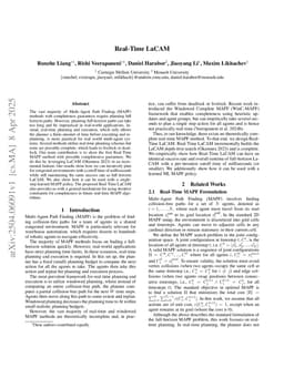 Real-Time LaCAM