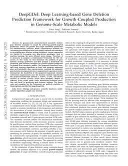 DeepGDel: Deep Learning-based Gene Deletion Prediction Framework for Growth-Coupled Production in Genome-Scale Metabolic Models
