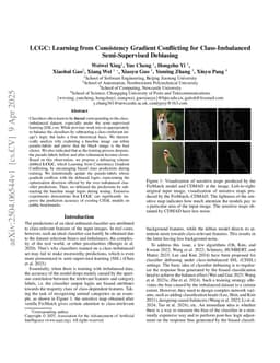 LCGC: Learning from Consistency Gradient Conflicting for Class-Imbalanced Semi-Supervised Debiasing