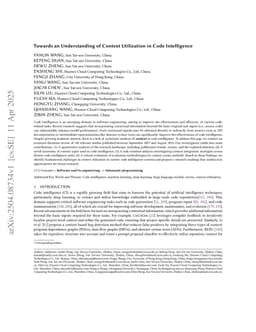 Towards an Understanding of Context Utilization in Code Intelligence