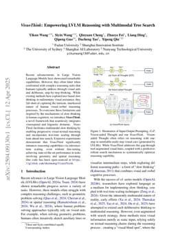 VisuoThink: Empowering LVLM Reasoning with Multimodal Tree Search