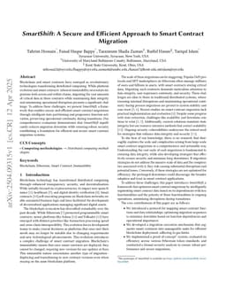 SmartShift: A Secure and Efficient Approach to Smart Contract Migration