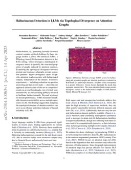 Hallucination Detection in LLMs via Topological Divergence on Attention Graphs
