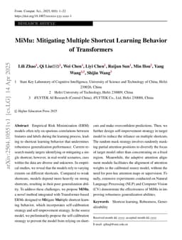 MiMu: Mitigating Multiple Shortcut Learning Behavior of Transformers