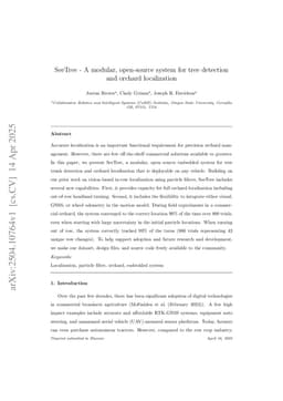 SeeTree -- A modular, open-source system for tree detection and orchard localization