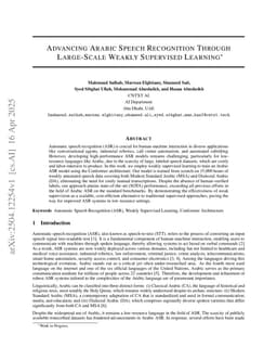 Advancing Arabic Speech Recognition Through Large-Scale Weakly Supervised Learning
