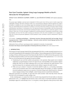 Don't Just Translate, Agitate: Using Large Language Models as Devil's Advocates for AI Explanations