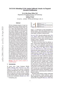 DETAM: Defending LLMs Against Jailbreak Attacks via Targeted Attention Modification