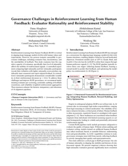Governance Challenges in Reinforcement Learning from Human Feedback: Evaluator Rationality and Reinforcement Stability