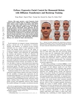 ExFace: Expressive Facial Control for Humanoid Robots with Diffusion Transformers and Bootstrap Training