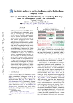 EasyEdit2: An Easy-to-use Steering Framework for Editing Large Language Models