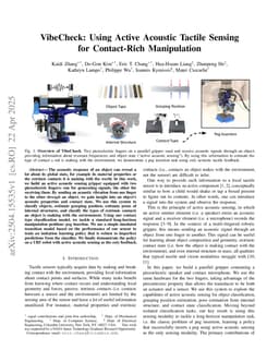 VibeCheck: Using Active Acoustic Tactile Sensing for Contact-Rich Manipulation