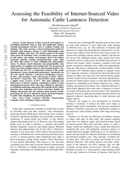 Assessing the Feasibility of Internet-Sourced Video for Automatic Cattle Lameness Detection