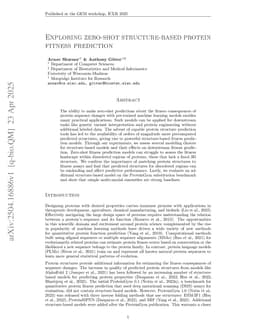 Exploring zero-shot structure-based protein fitness prediction