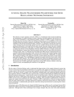 A Novel Graph Transformer Framework for Gene Regulatory Network Inference