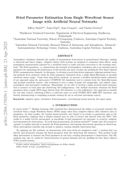 Fried Parameter Estimation from Single Wavefront Sensor Image with Artificial Neural Networks