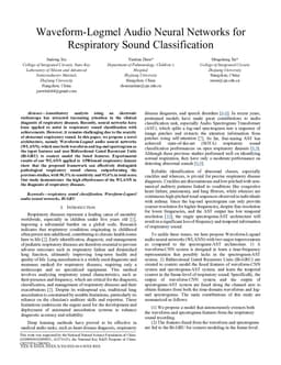 Waveform-Logmel Audio Neural Networks for Respiratory Sound Classification