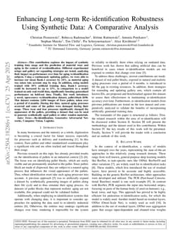Enhancing Long-Term Re-Identification Robustness Using Synthetic Data: A Comparative Analysis