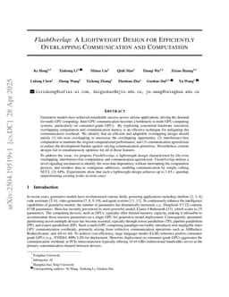 FlashOverlap: A Lightweight Design for Efficiently Overlapping Communication and Computation