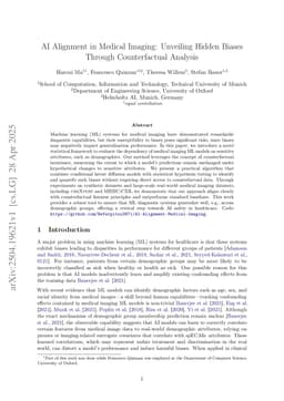 AI Alignment in Medical Imaging: Unveiling Hidden Biases Through Counterfactual Analysis
