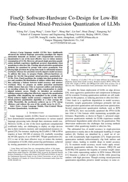 FineQ: Software-Hardware Co-Design for Low-Bit Fine-Grained Mixed-Precision Quantization of LLMs