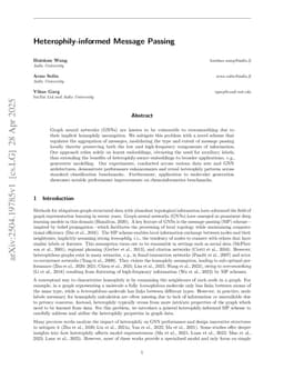 Heterophily-informed Message Passing