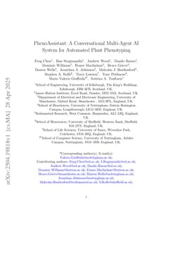 PhenoAssistant: A Conversational Multi-Agent AI System for Automated Plant Phenotyping