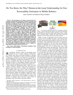 Do You Know the Way? Human-in-the-Loop Understanding for Fast Traversability Estimation in Mobile Robotics