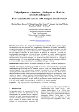 It's the same but not the same: Do LLMs distinguish Spanish varieties?