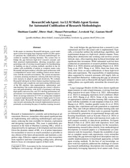 ResearchCodeAgent: An LLM Multi-Agent System for Automated Codification of Research Methodologies
