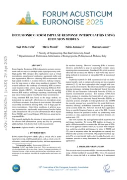 DiffusionRIR: Room Impulse Response Interpolation using Diffusion Models
