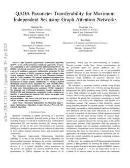QAOA Parameter Transferability for Maximum Independent Set using Graph Attention Networks