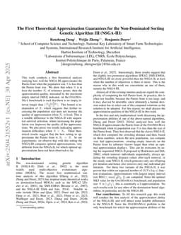 The First Theoretical Approximation Guarantees for the Non-Dominated Sorting Genetic Algorithm III (NSGA-III)