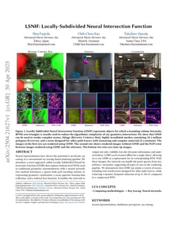 LSNIF: Locally-Subdivided Neural Intersection Function