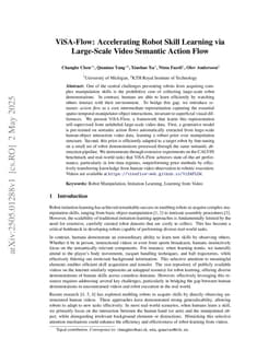 ViSA-Flow: Accelerating Robot Skill Learning via Large-Scale Video Semantic Action Flow