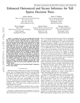 Enhanced Outsourced and Secure Inference for Tall Sparse Decision Trees