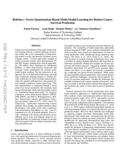 RobSurv: Vector Quantization-Based Multi-Modal Learning for Robust Cancer Survival Prediction