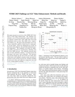NTIRE 2025 Challenge on UGC Video Enhancement: Methods and Results