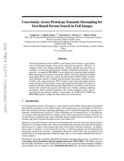 Uncertainty-Aware Prototype Semantic Decoupling for Text-Based Person Search in Full Images
