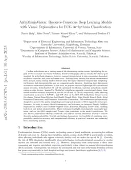 ArrhythmiaVision: Resource-Conscious Deep Learning Models with Visual Explanations for ECG Arrhythmia Classification
