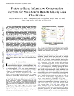 Prototype-Based Information Compensation Network for Multi-Source Remote Sensing Data Classification